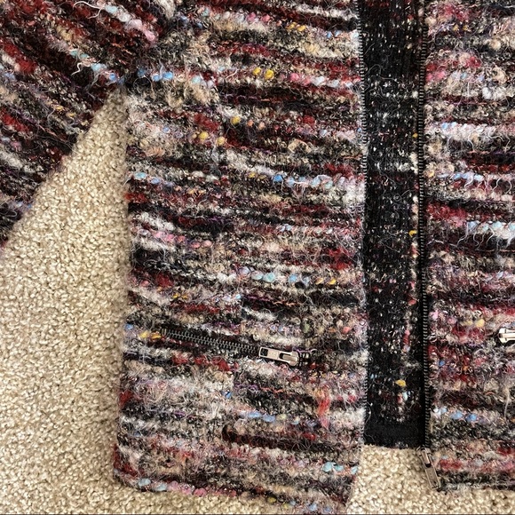 Isabel Marant Étoile Momo Bouclé Zip Up Jacket Sweater | Size Small - Picture 8 of 10